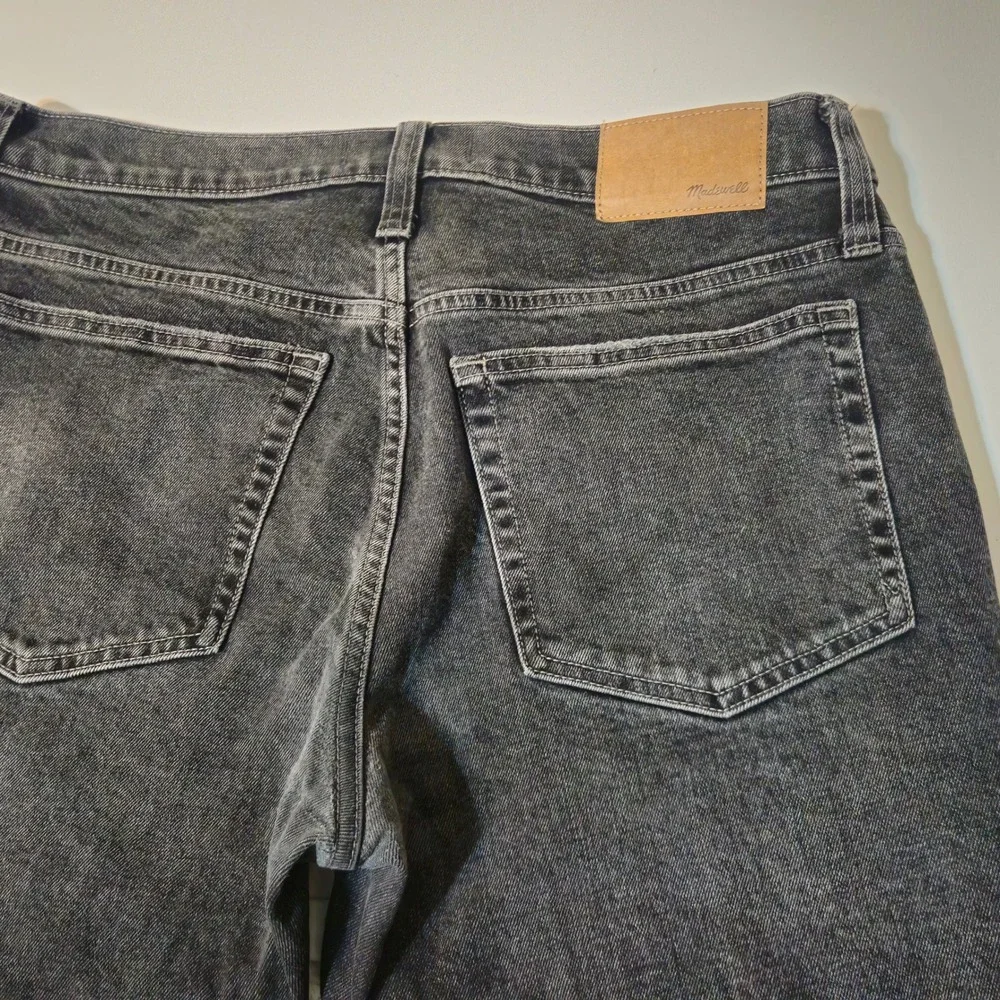 Madewell Jeans Mens‎ 34x34 Black Slim Fit Faded Dark Wash Denim Pants